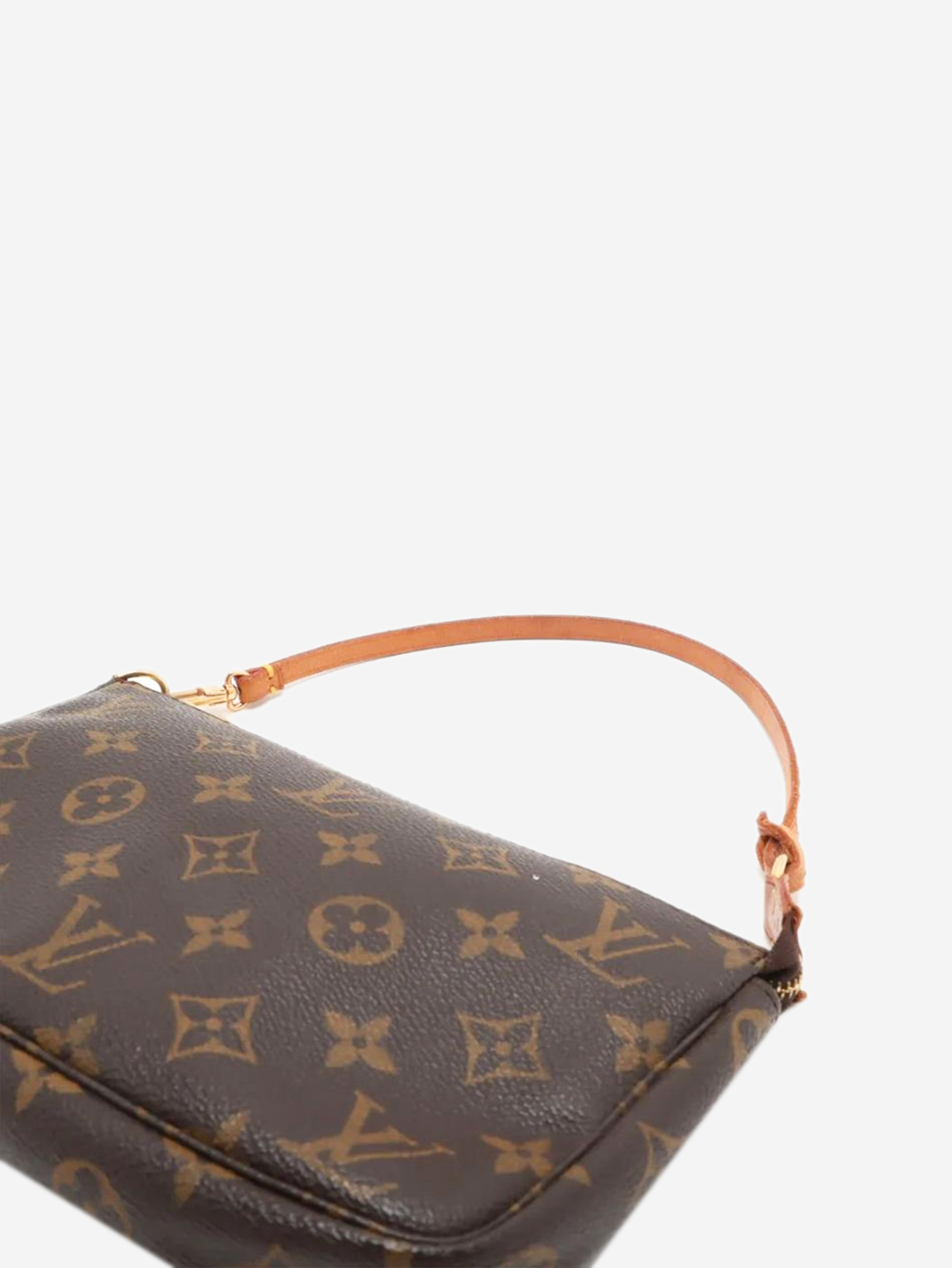 Brown vintage 1999 Monogram Pochette bag