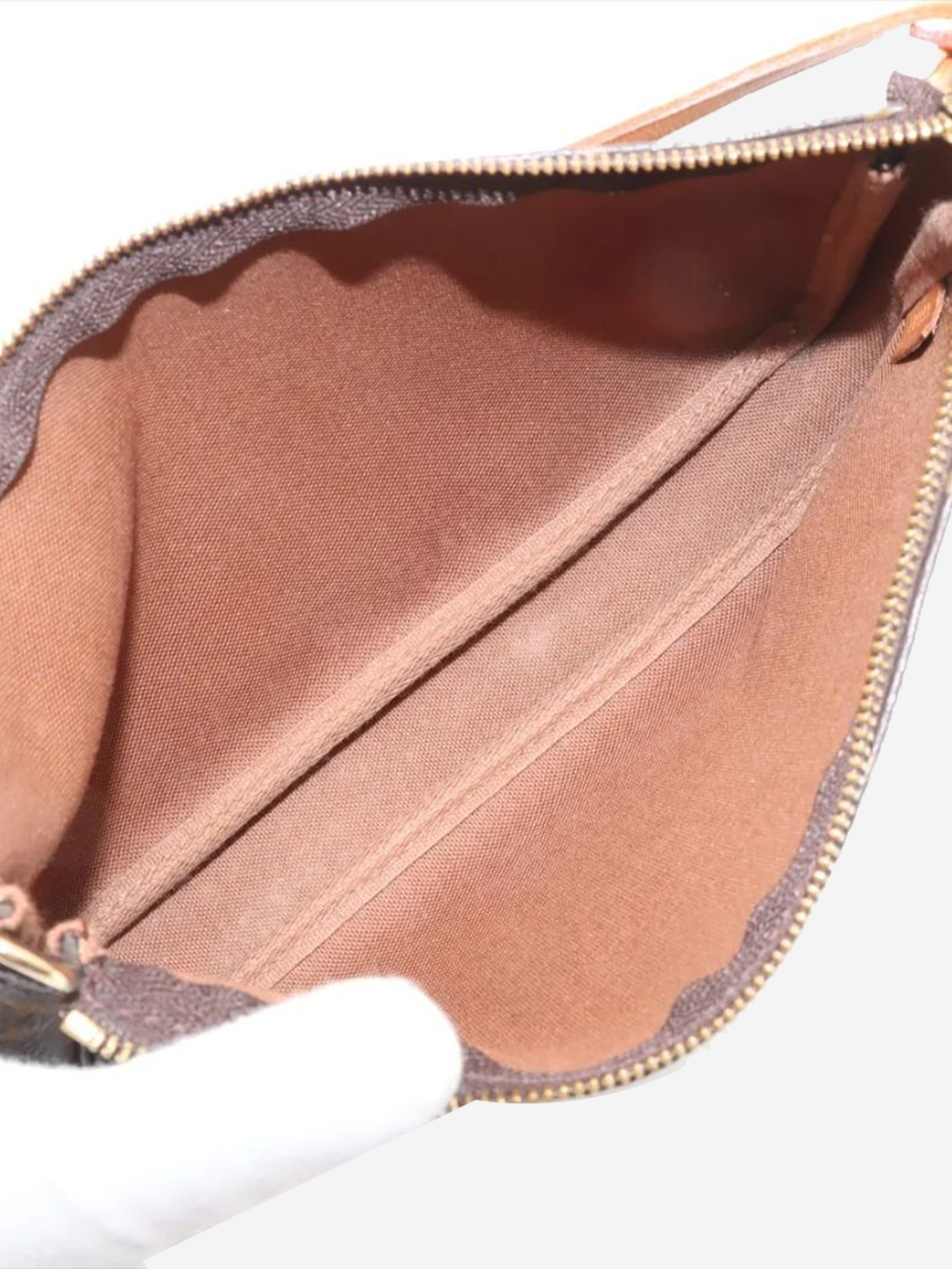 Brown vintage 1999 Monogram Pochette bag
