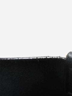 Black Toy Shopping leather tote bag