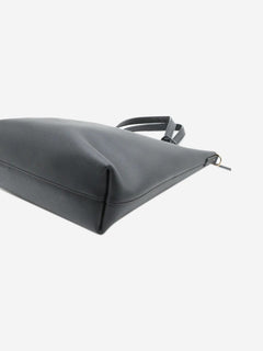 Black Toy Shopping leather tote bag