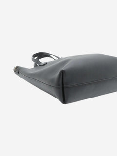 Black Toy Shopping leather tote bag
