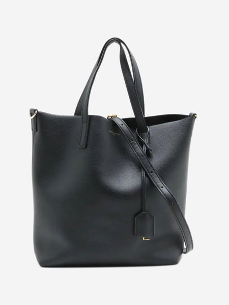 Black Toy Shopping leather tote bag product image