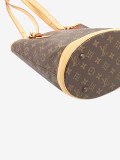 Brown vintage 2001 Monogram Bucket PM bag
