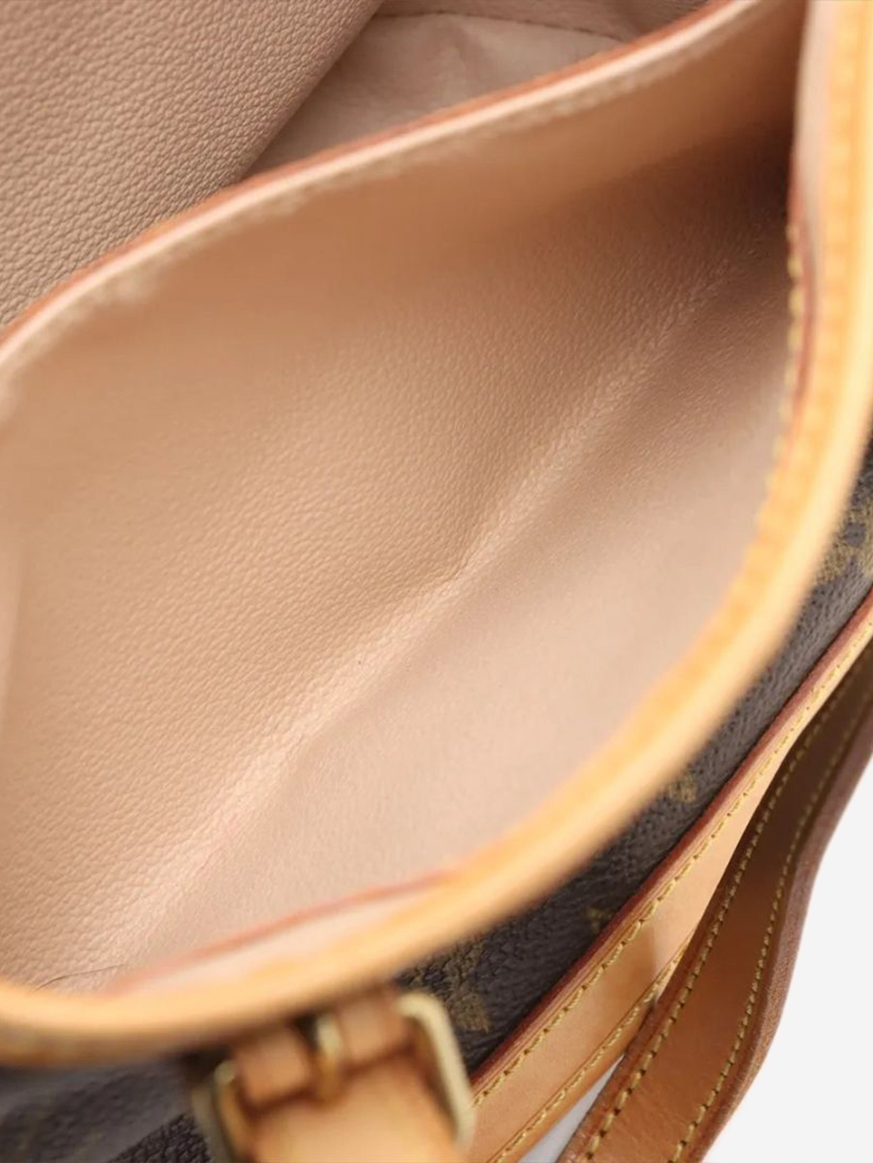 Brown vintage 2001 Monogram Bucket PM bag