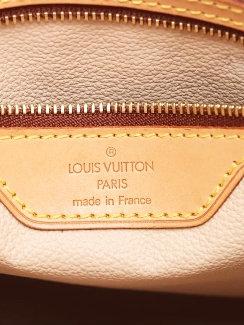Brown vintage 2001 Monogram Bucket PM bag