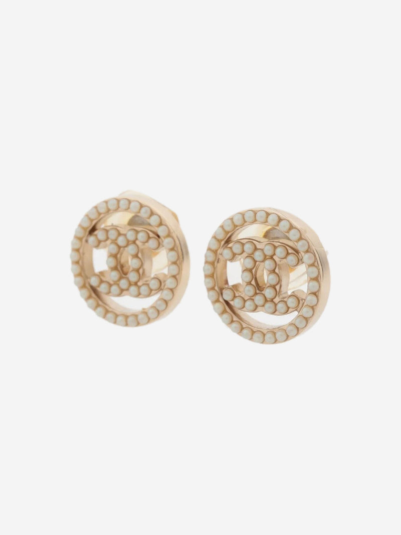 Gold Coco Mark 04A earrings Earrings Chanel 