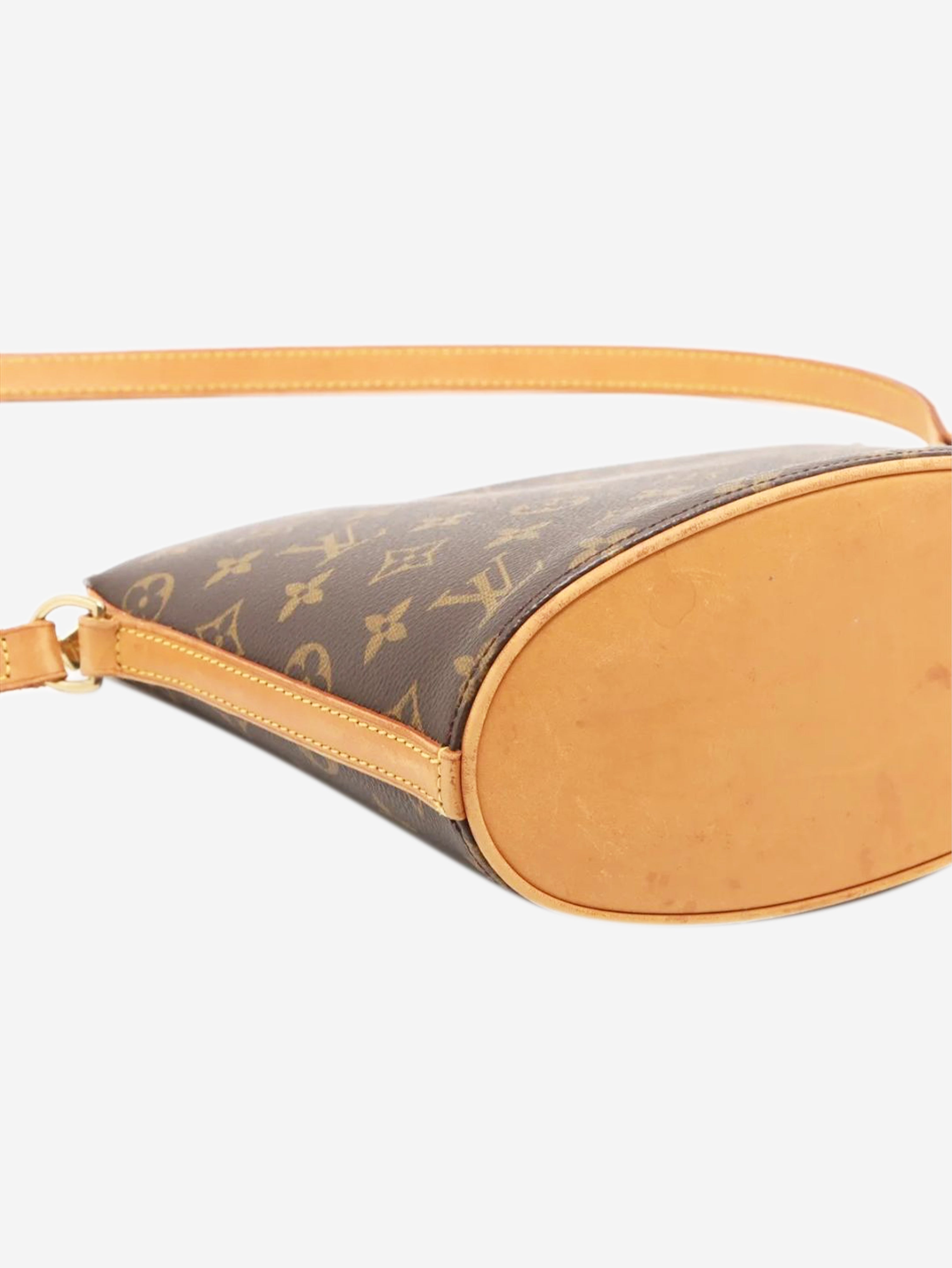 Brown vintage 2000 Monogram Drouot bag