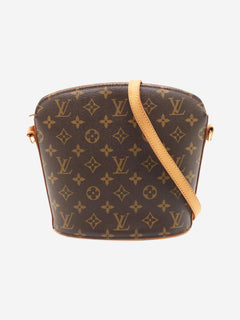 Brown vintage 2000 Monogram Drouot bag