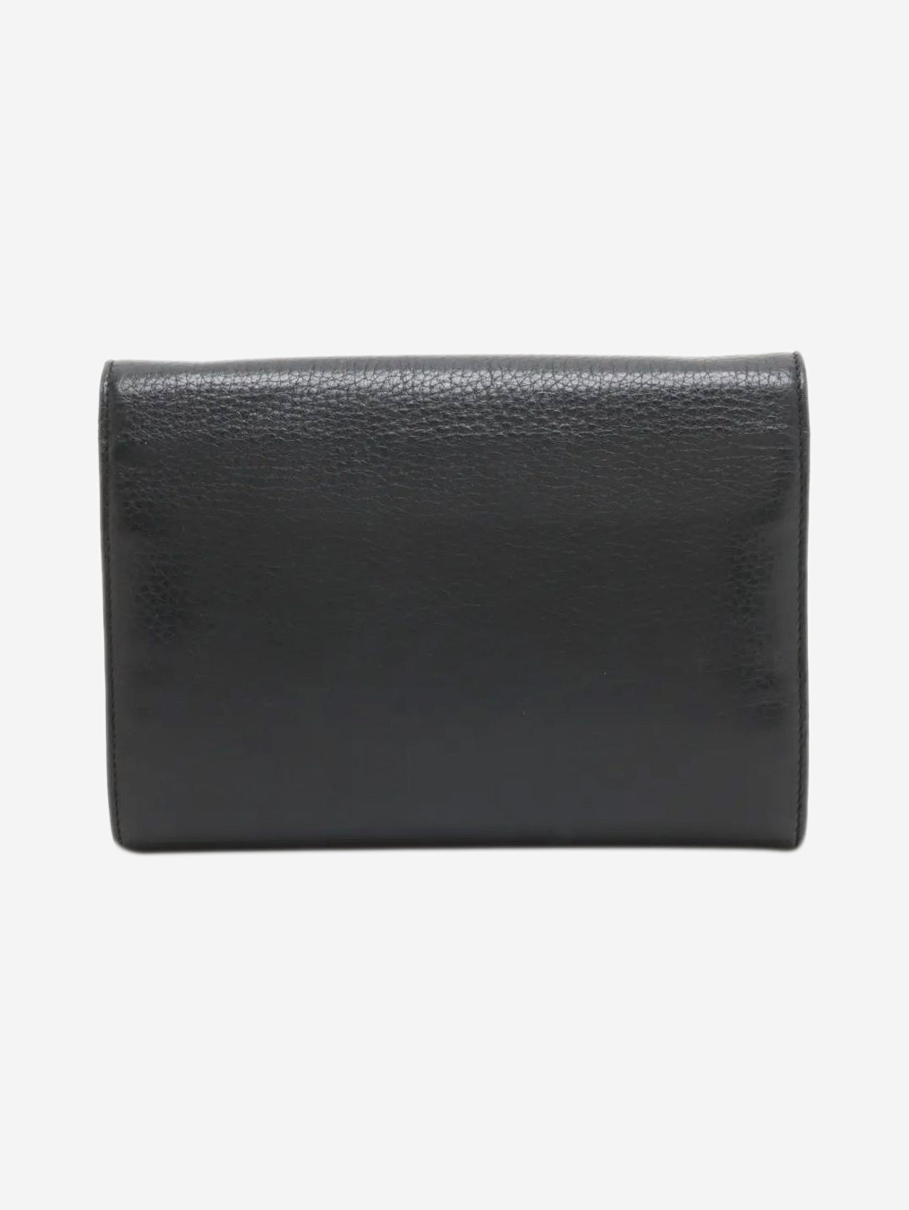 Black GG Marmont leather chain wallet Wallets, Purses & Small Leather Goods Gucci 