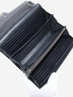 Black GG Marmont leather chain wallet Wallets, Purses & Small Leather Goods Gucci 