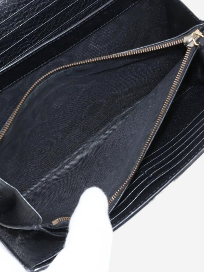 Black GG Marmont leather chain wallet Wallets, Purses & Small Leather Goods Gucci 