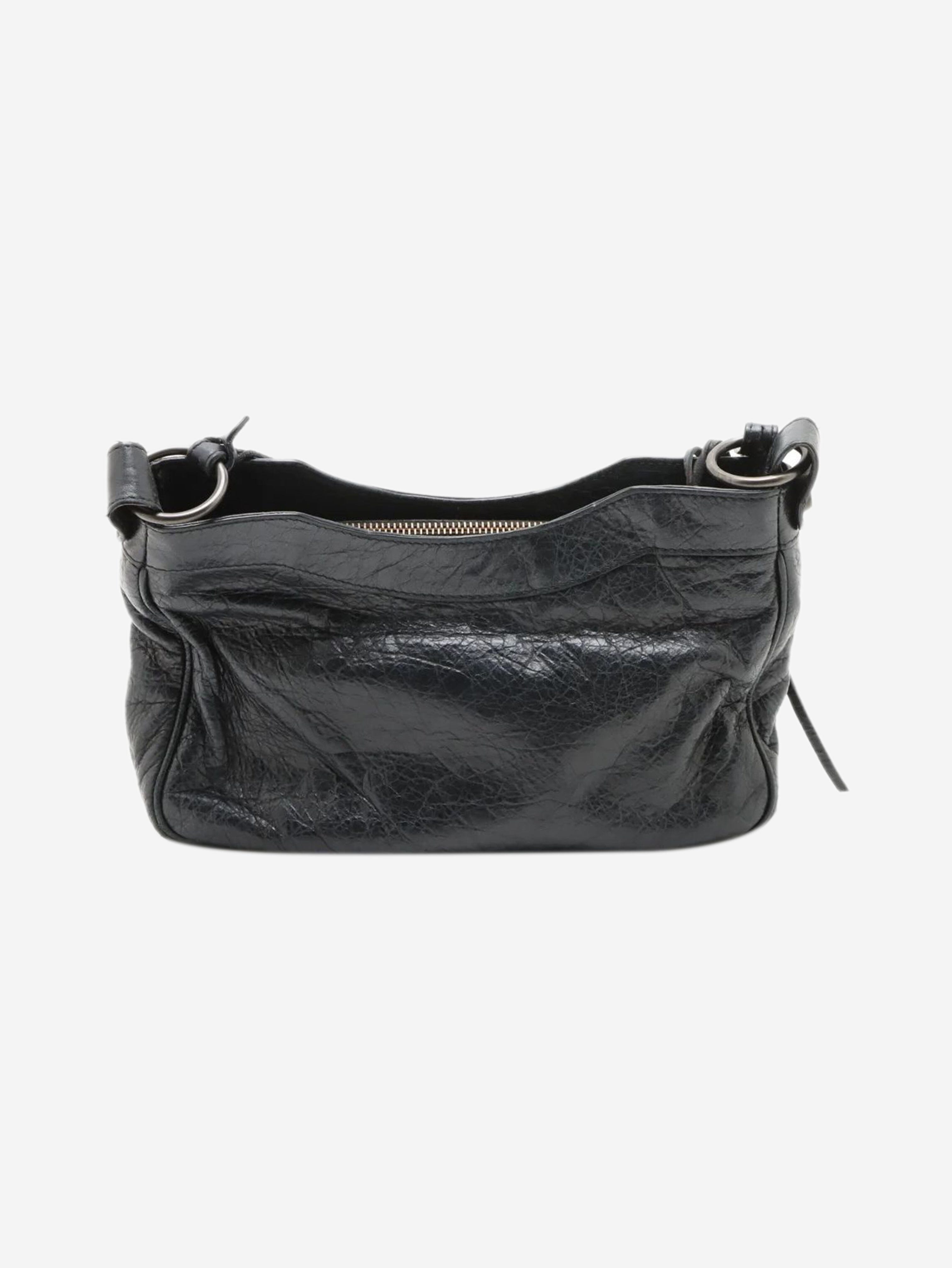 Black The Hip leather shoulder bag Shoulder bags Balenciaga 