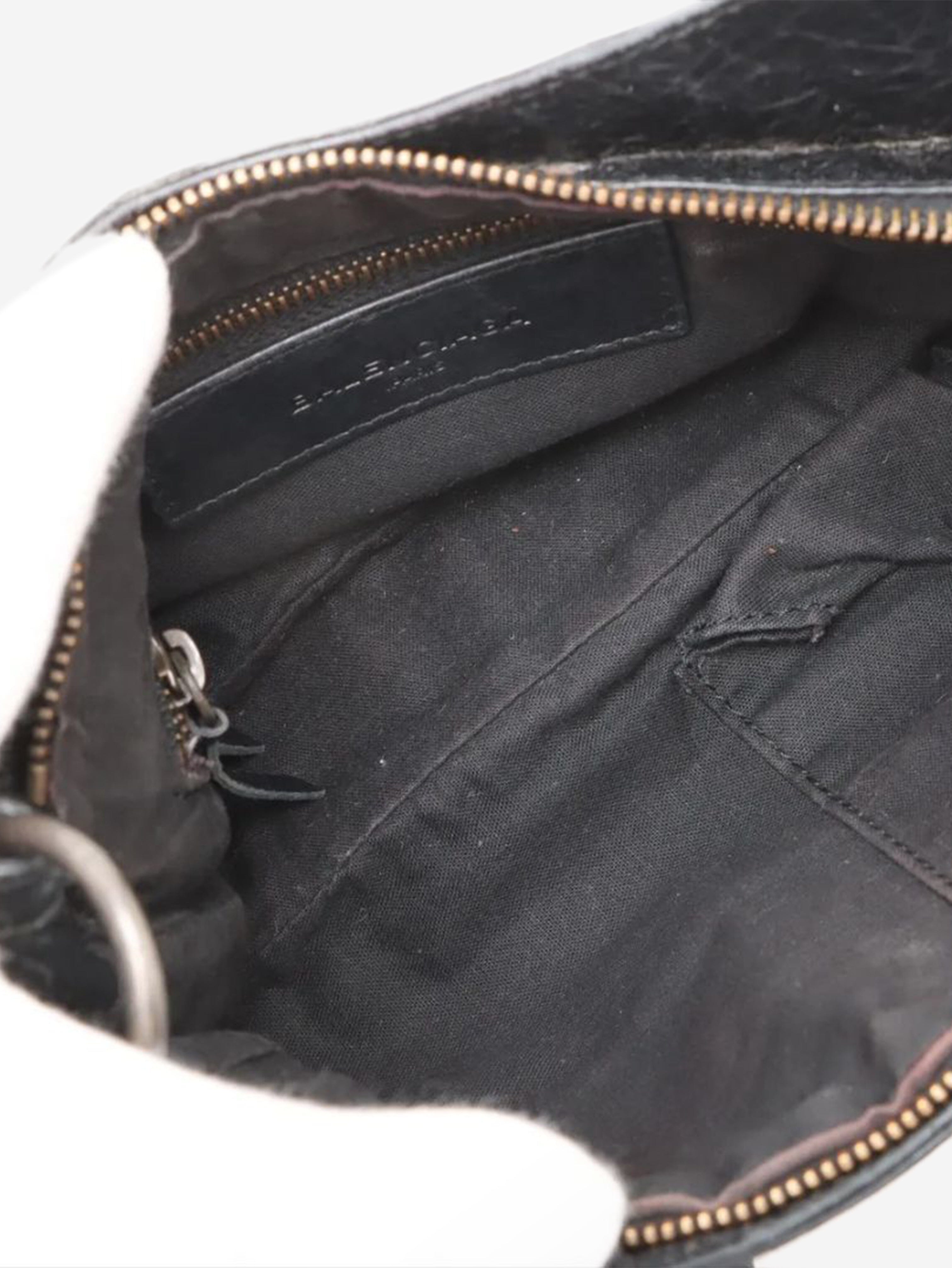 Black The Hip leather shoulder bag Shoulder bags Balenciaga 