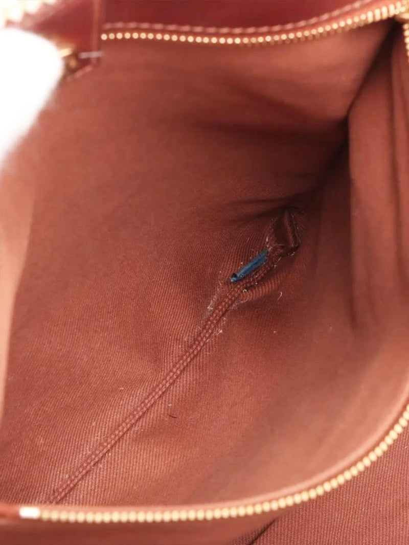 Neutral Paris raffia & leather tote bag Tote Bags Saint Laurent 