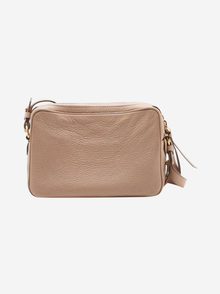 Beige Vitello Phenix leather shoulder bag alternate image