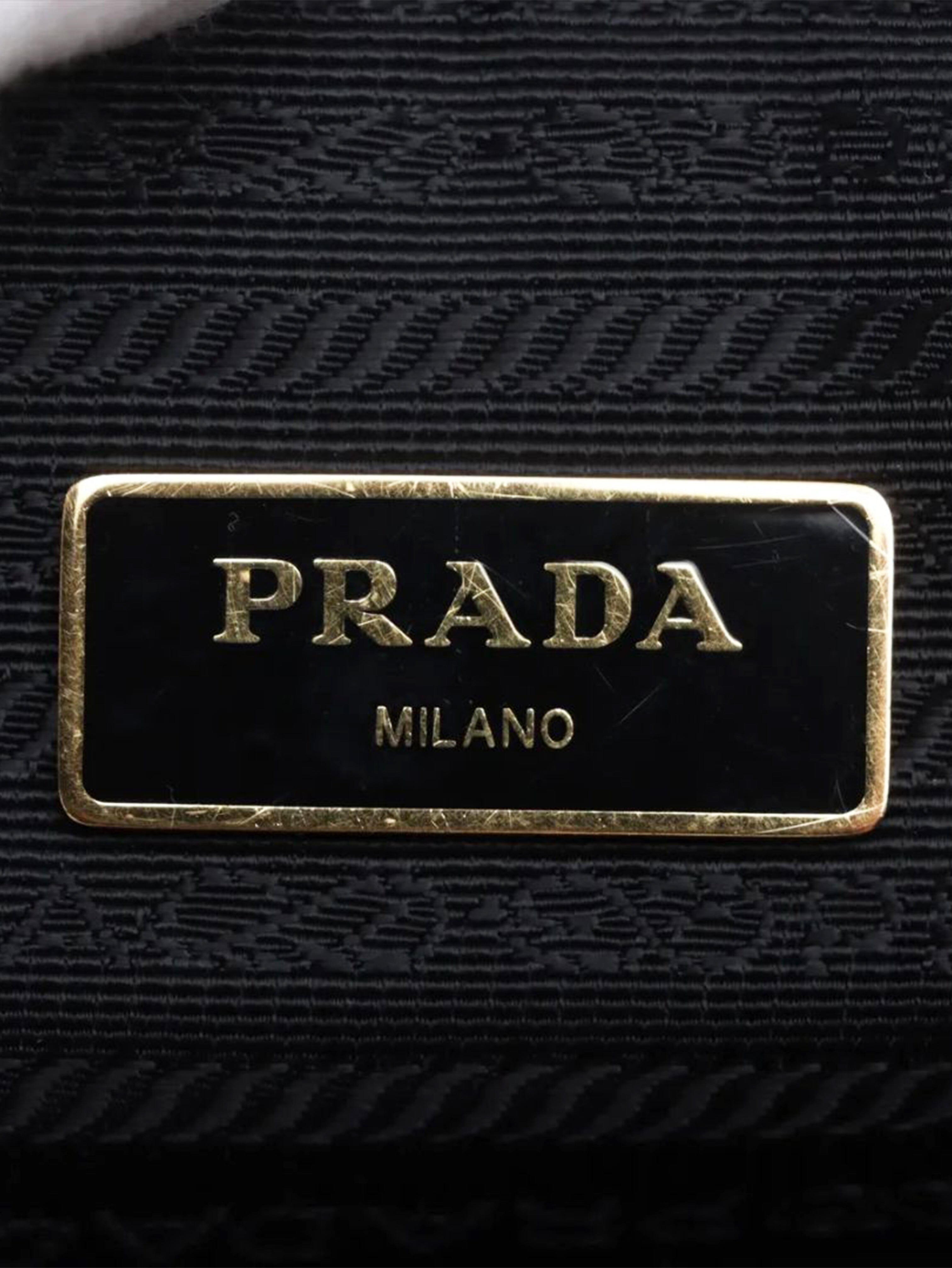 Beige Vitello Phenix leather shoulder bag Shoulder bags Prada 