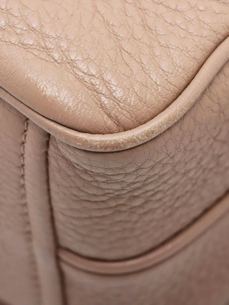 Beige Vitello Phenix leather shoulder bag Shoulder bags Prada 