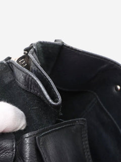 Black Papier leather 2way bag Shoulder bags Balenciaga 