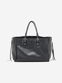 Black Papier leather 2way bag Shoulder bags Balenciaga 
