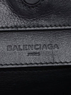 Black Papier leather 2way bag Shoulder bags Balenciaga 