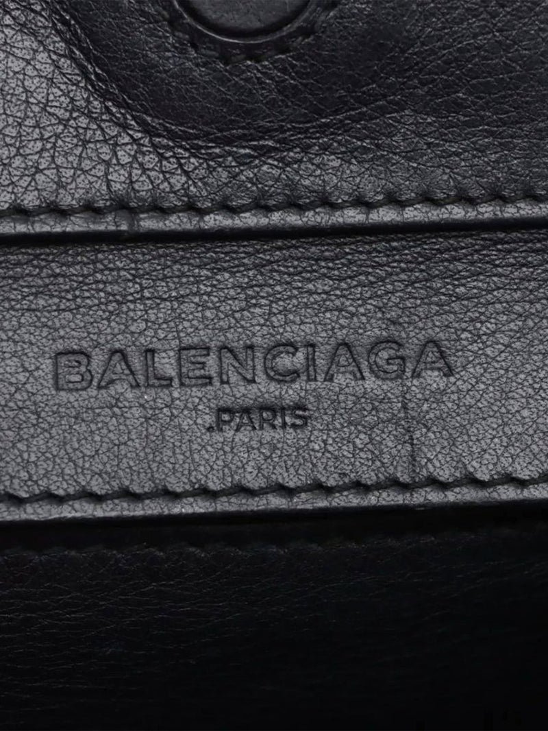 Black Papier leather 2way bag Shoulder bags Balenciaga 