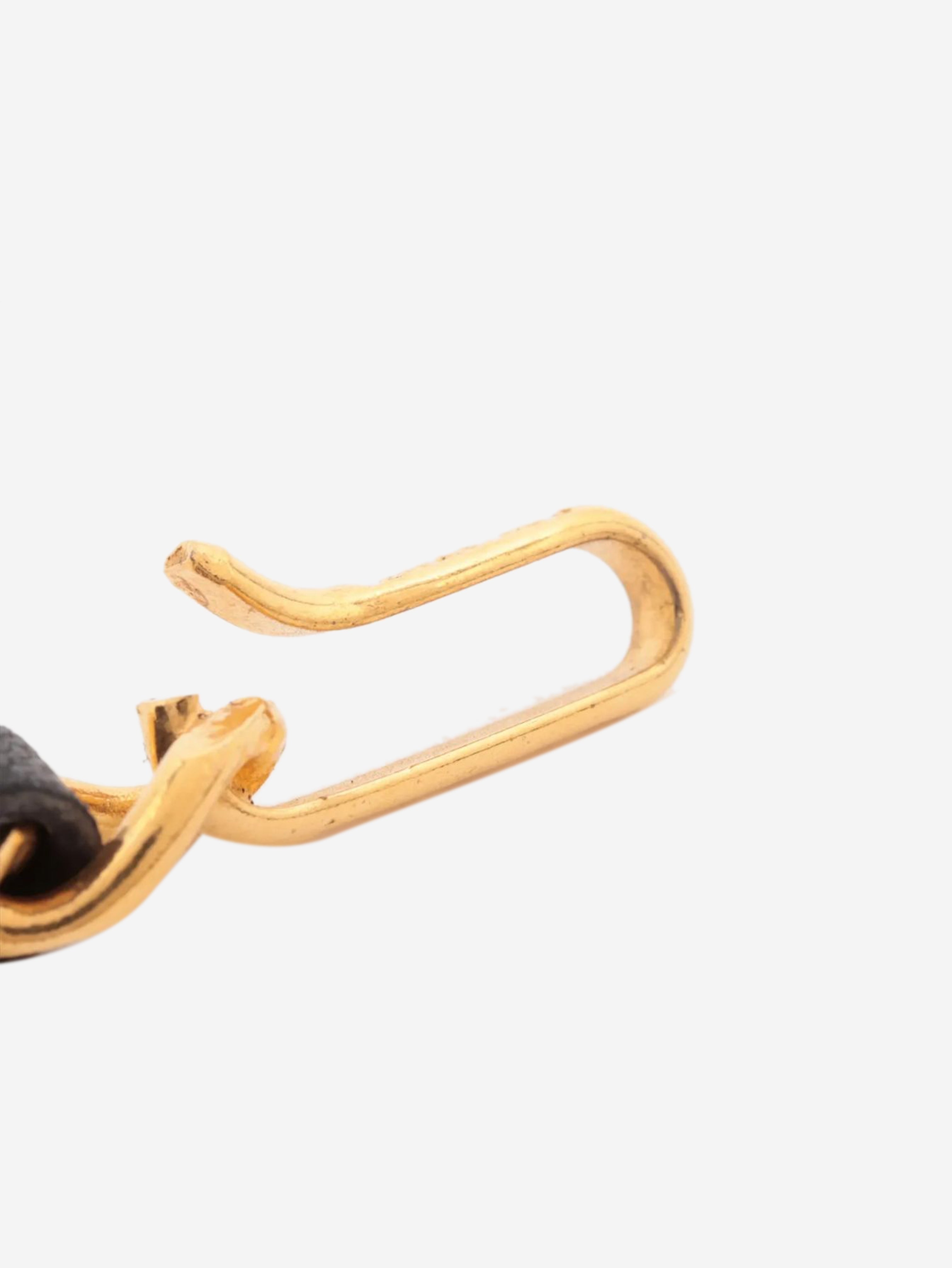Black and gold Coco Mark 1982 chain belt