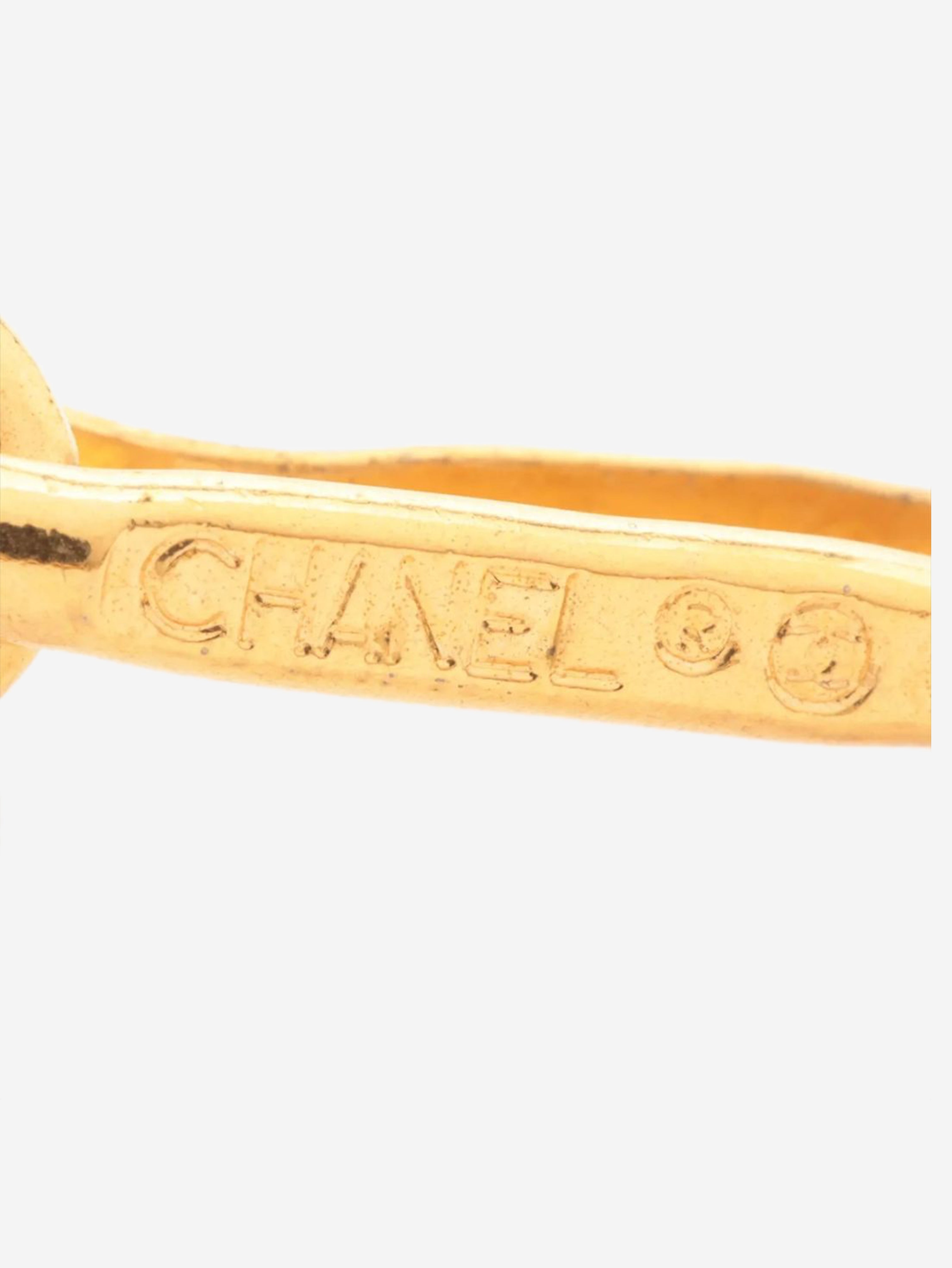 Black and gold Coco Mark 1982 chain belt