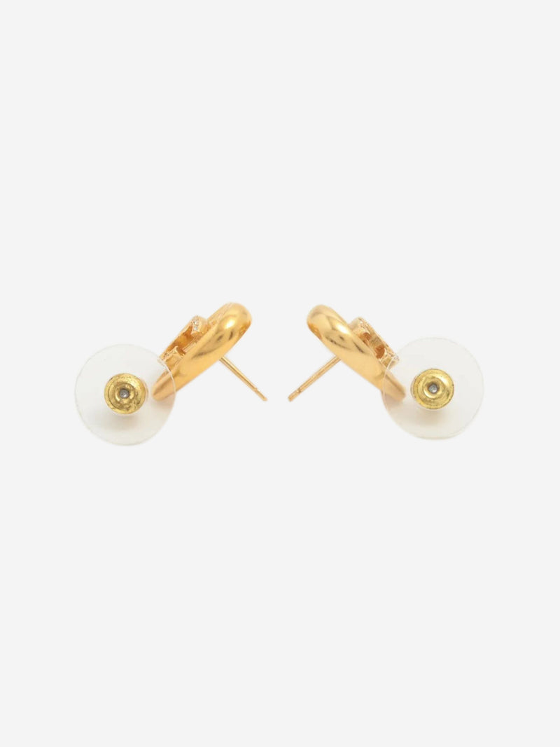 Gold Coco Mark heart earrings Earrings Chanel 