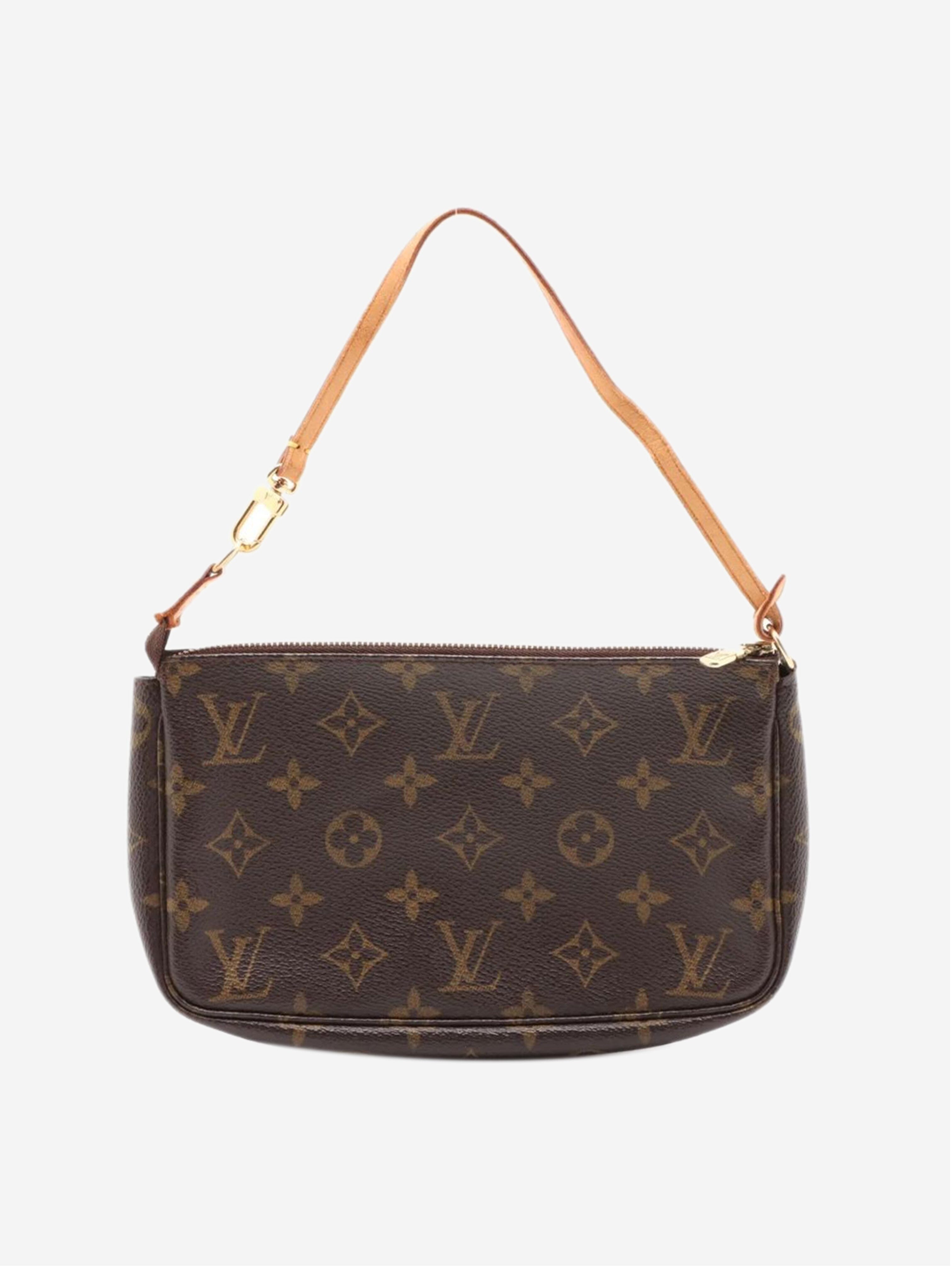 Brown Monogram Pochette bag Top Handle Bags Louis Vuitton 