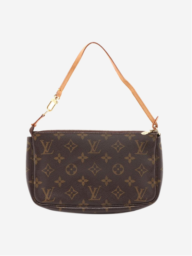 Brown Monogram Pochette bag Top Handle Bags Louis Vuitton 