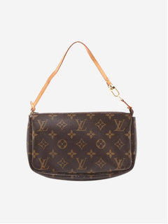 Brown Monogram Pochette bag Top Handle Bags Louis Vuitton 