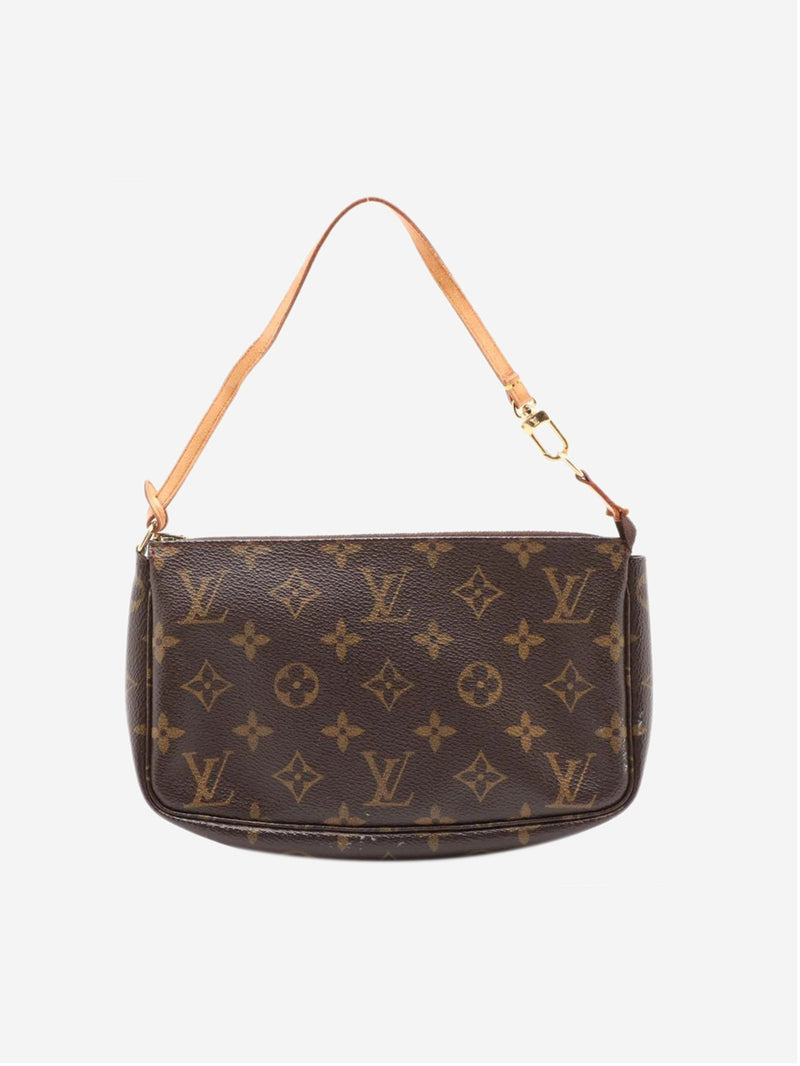 Brown Monogram Pochette bag Top Handle Bags Louis Vuitton 