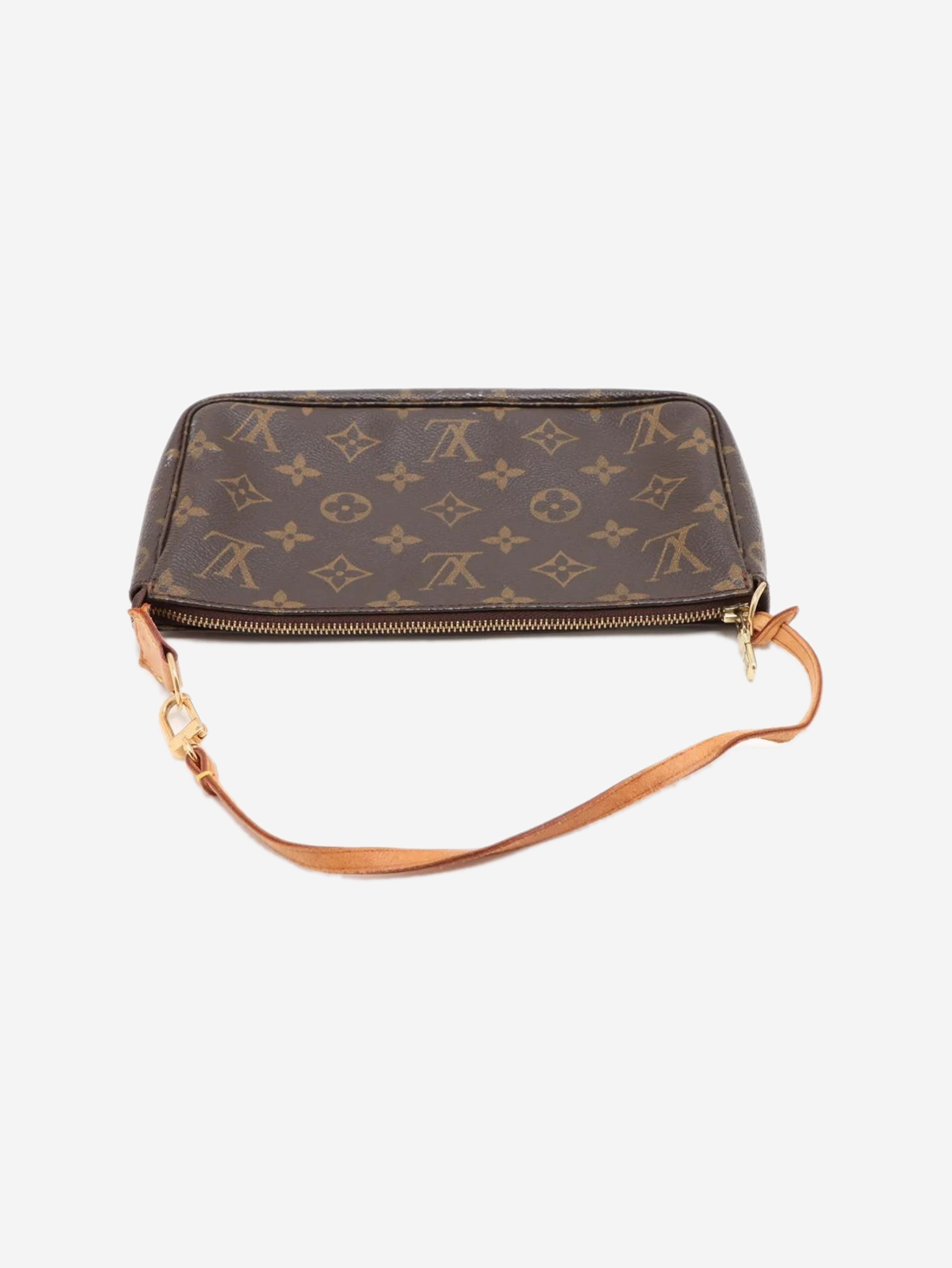Brown Monogram Pochette bag Top Handle Bags Louis Vuitton 