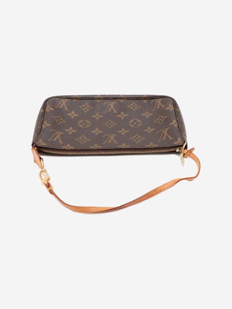 Brown Monogram Pochette bag Top Handle Bags Louis Vuitton 