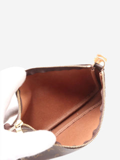 Brown Monogram Pochette bag Top Handle Bags Louis Vuitton 