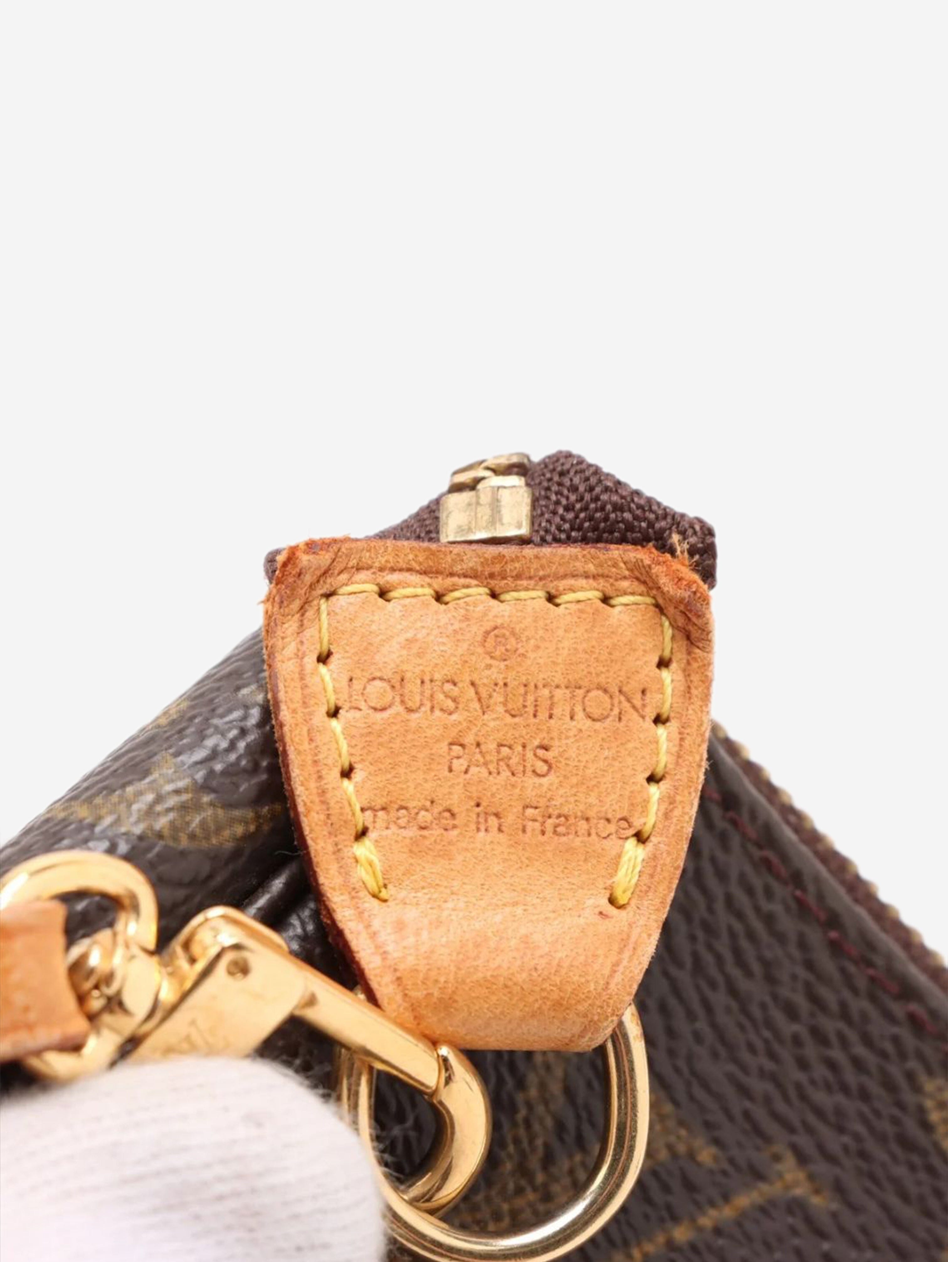 Brown Monogram Pochette bag Top Handle Bags Louis Vuitton 