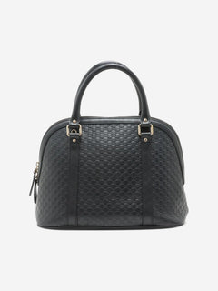 Black micro Guccissima leather 2way bag Shoulder bags Gucci 