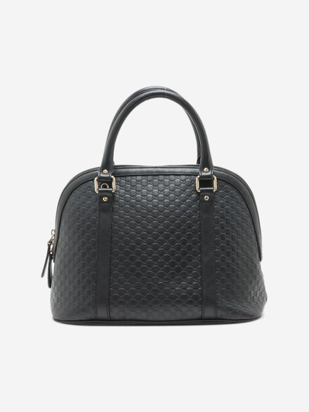 Black micro Guccissima leather 2way bag alternate image