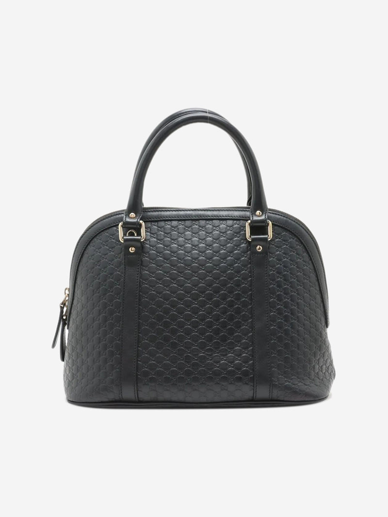 Black micro Guccissima leather 2way bag Shoulder bags Gucci 