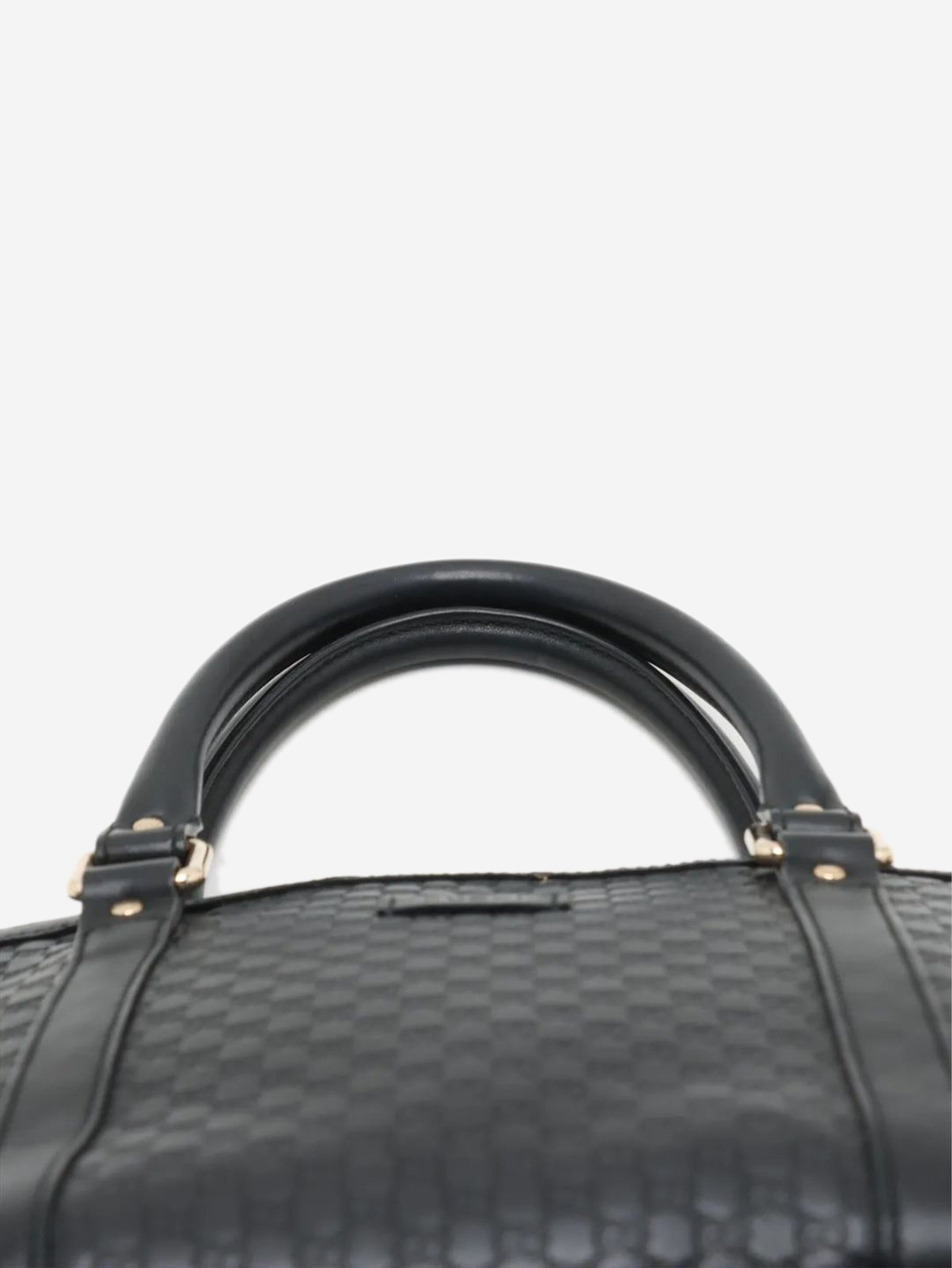 Black micro Guccissima leather 2way bag Shoulder bags Gucci 