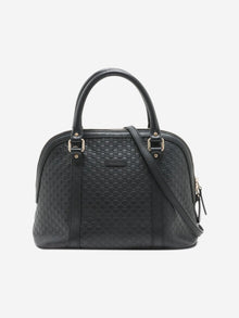 Black micro Guccissima leather 2way bag Shoulder bags Gucci 