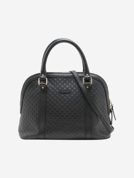 Black micro Guccissima leather 2way bag product image