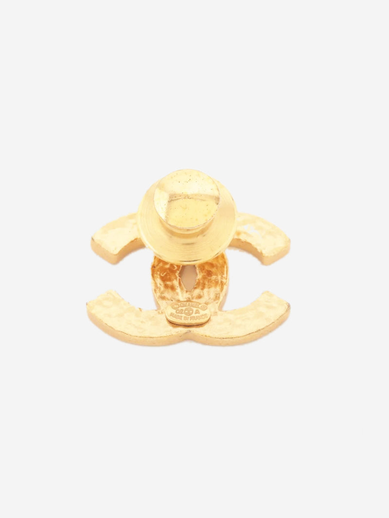 Black and gold Coco Mark 02A pin badge