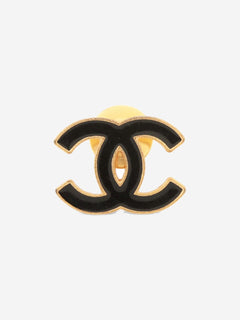 Black and gold Coco Mark 02A pin badge