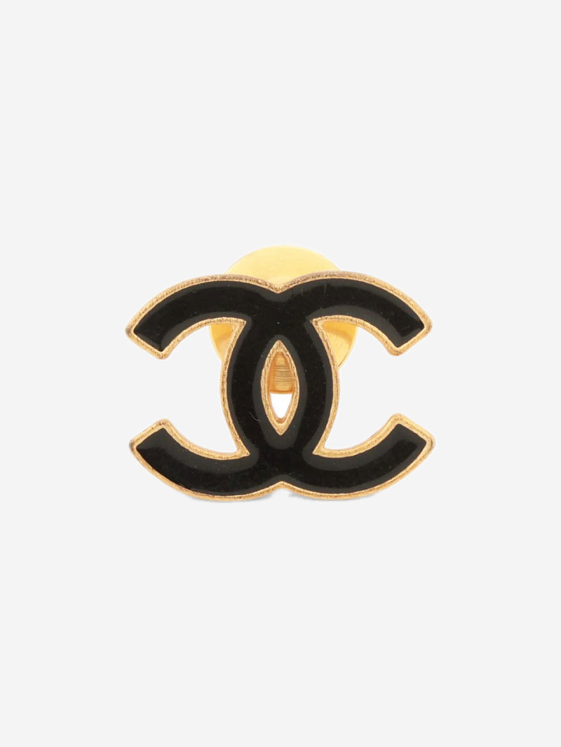 Black and gold Coco Mark 02A pin badge