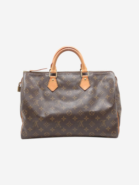 Brown vintage 2001 Monogram Speedy 35 bag alternate image
