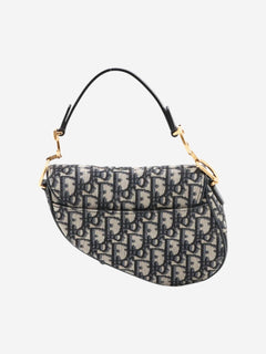 Navy 2019 mini Oblique Saddle bag Shoulder bags Dior 