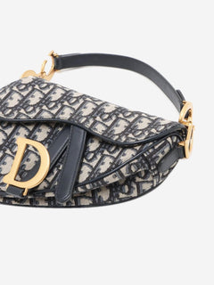 Navy 2019 mini Oblique Saddle bag Shoulder bags Dior 