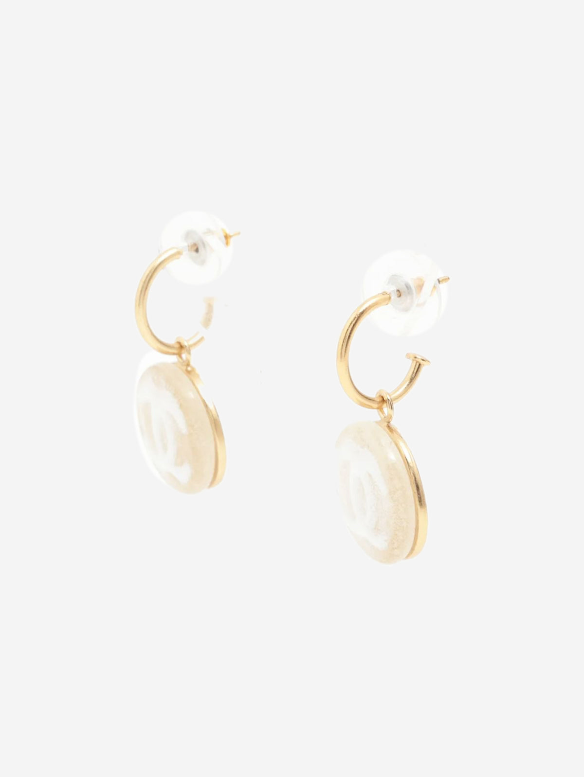 Gold Coco Mark 0a3A earrings