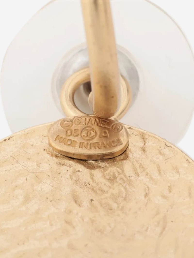 Gold Coco Mark 0a3A earrings